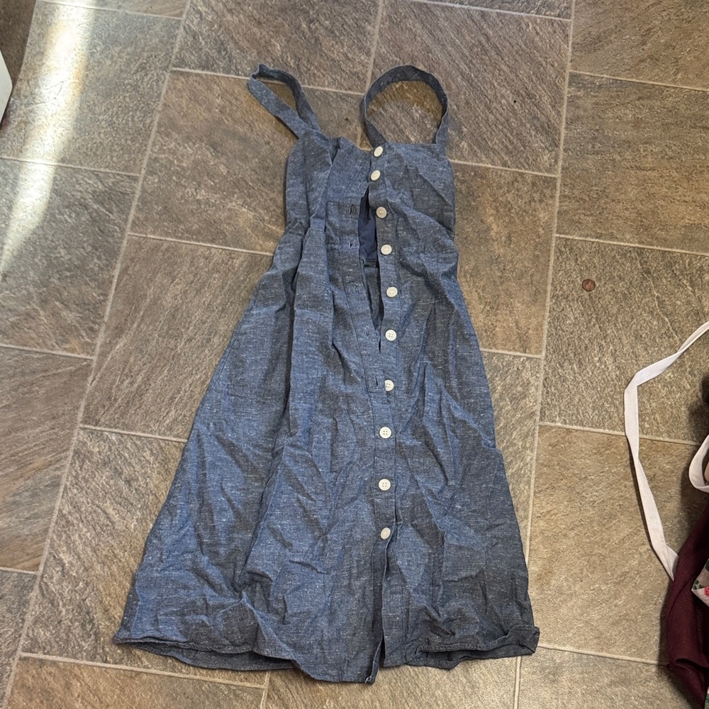 Madewell Blue Button-Down Dress